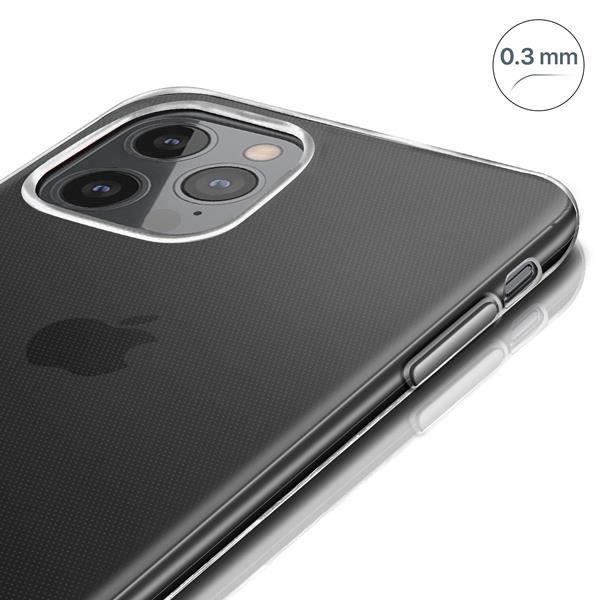 Coque iPhone 12 Pro Max - AVIZAR - Mjuk - Ultrafin - Transparent - Silikon Skydd Vit