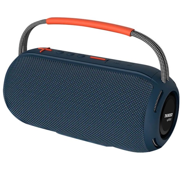 Bluetooth-kaiutin monivärisillä LED-valoilla, akunkesto 4h, wiwu-kahva, sininen