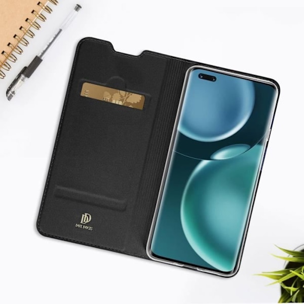 Honor Magic4 Pro Dux Ducis Fodral - Korthållare Video Support - Svart Svart