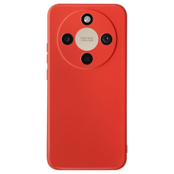 Silicone Soft-Touch Cover til Honor Magic 8 Lite Fast Cover Serie Rød Röd