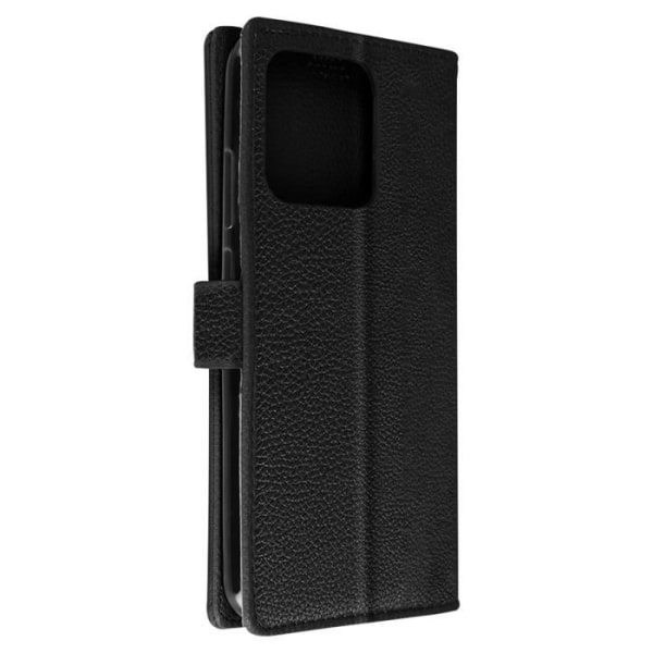 Xiaomi Redmi 10A og 9C Case Flip Wallet Video Support Håndledsrem sort Svart