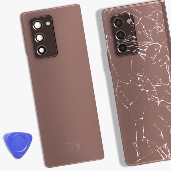 Bakpanel för Samsung Galaxy Z Fold 2 Original Service Pack Samsung Brons kastanj