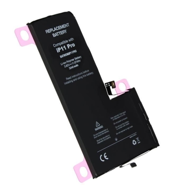 iPhone 11 Pro-batteri 100 % kompatibel kapacitet 3046mAh APN-616-00659