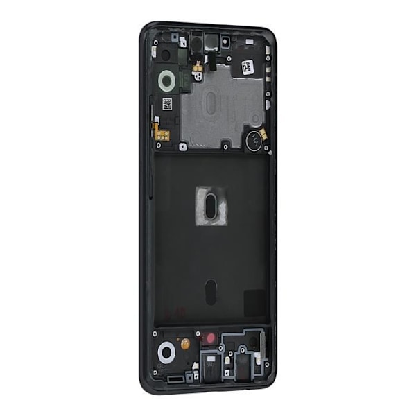 Skærm til Samsung Galaxy A51 LCD + Touchscreen + Original Samsung Chassis Sort Svart