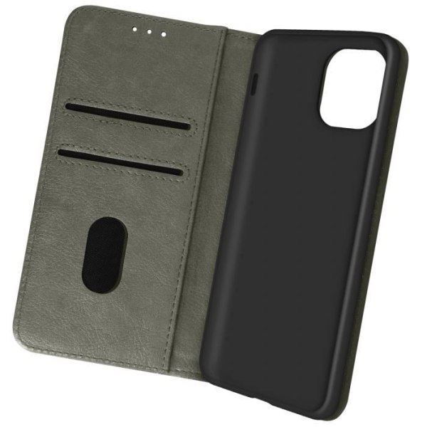 Apple iPhone 13 Fodral Flip Wallet Funktion Videostöd Grå AVIZAR Grå