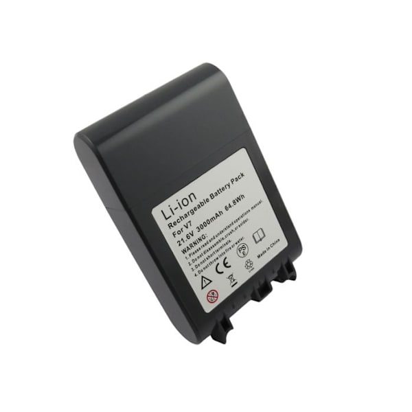 Erstatningsbatteri til Dyson V7 Li-ion 21,6V 3000mAh 64,8Wh