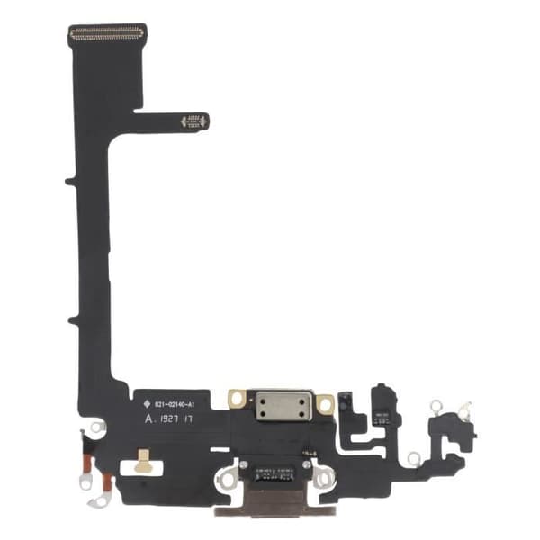 Lightning Ladeconnector - AVIZAR - iPhone 11 Pro - Guld - Inkluderer Mikrofon - CE/ROHS Gul