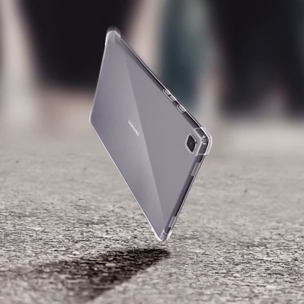 Fodral till Samsung Galaxy Tab A7 10.4 2020 Flexibel stötsäkra hörn Bumper Transparent