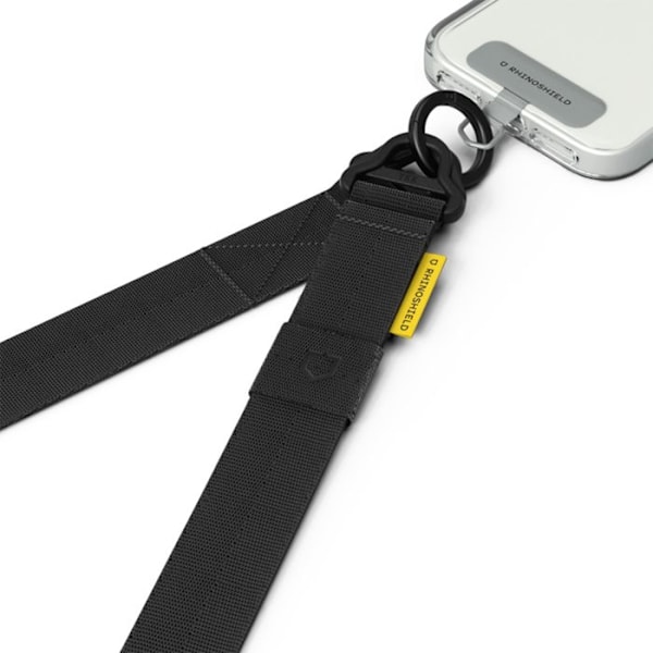 Nylon Vævet Justerbar Halsrem til Telefon Rhinoshield Sort sort