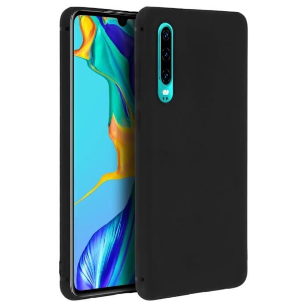 Coque - AVIZAR - Huawei P30 - Smidig - Stötresistent - Matt finish Svart