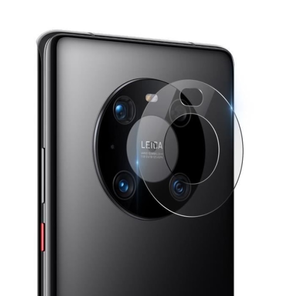 2x Kamerafilmer Huawei Mate 40 Pro / Pro Plus Flexibla glasbänkar Transparent Vit