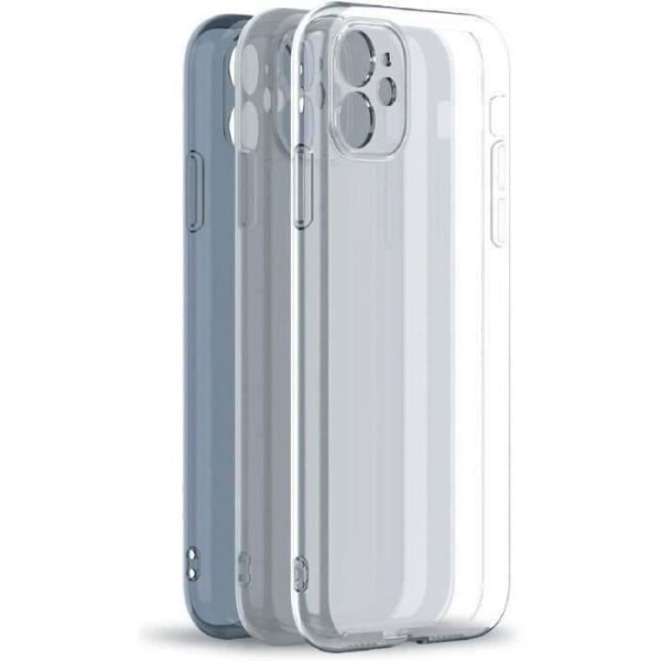 MYWAY PACK 3 TRANSPARENTA MJUKA FODRAL IPHONE 11/XR Transparent