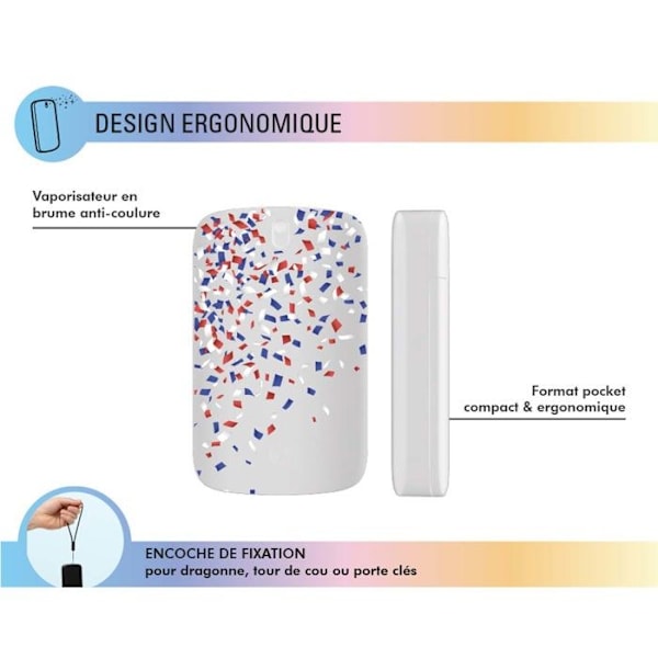 Magic Cleansing & Antibacterial Spray 15 ml Confetti White - Force Glass pappakke