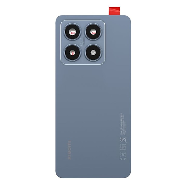Bagside - Xiaomi 14T - Original - Blå - Forenklet installation Blå