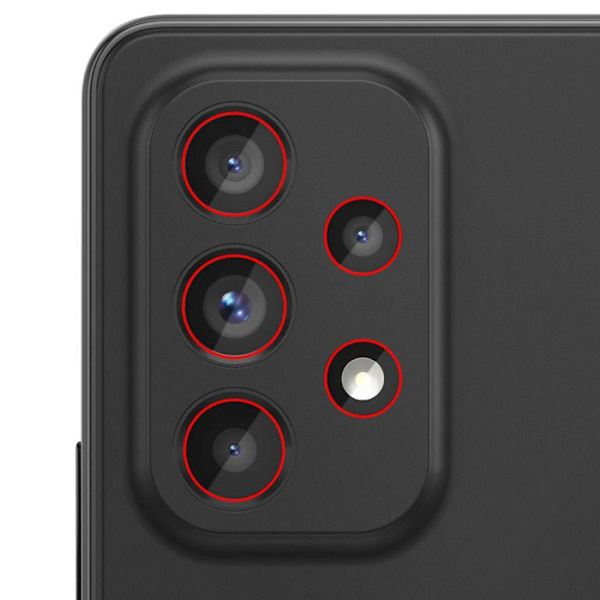 Erstatningslinse til Bagkamera Galaxy A53 / A33 Sort Svart