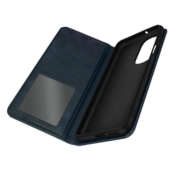 AVIZAR Motorola Edge 30 Pro Fodral - Wallet Flip Video Support-funktion - Midnight Blue Nattblått
