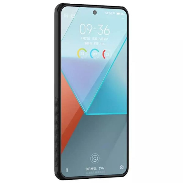 Fodral till Xiaomi Redmi Note 13 Pro 5G / Poco X6 - Nillkin Super Frosted Shield Pro - Svart Svart