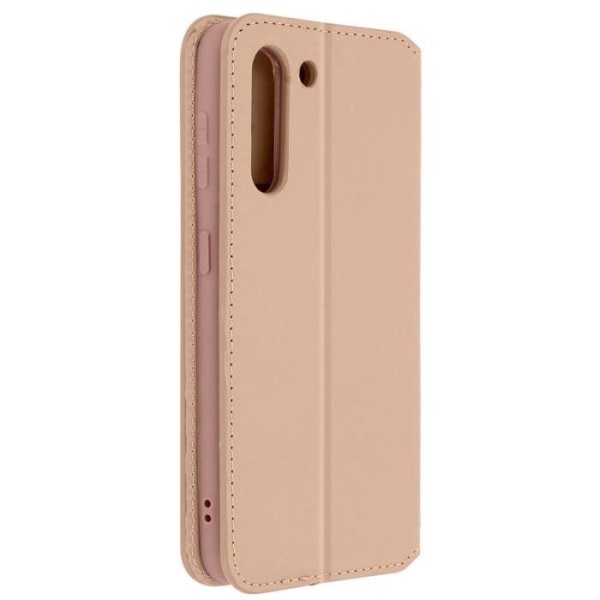 Housse - Samsung - Galaxy S21 Plus - Ekoskinn - Rosé champagne - Fodral Folio Plånbok Champagne rosa