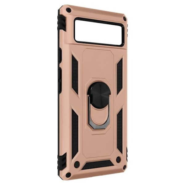 Coque - AVIZAR - Google Pixel 6 - Stöttålig - Bi-material - Inbyggd videostöd Rose guld