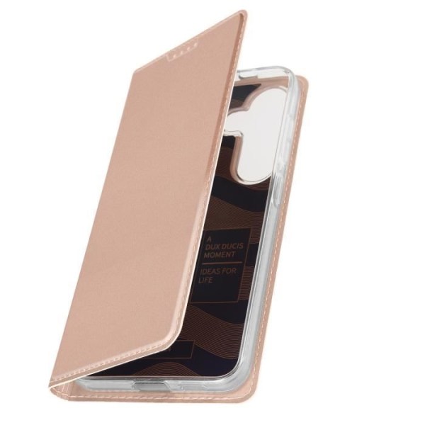 Suojakuori Samsung Galaxy S24 Flip Card Holder -tukivideolle Dux Ducis Rose Champagne