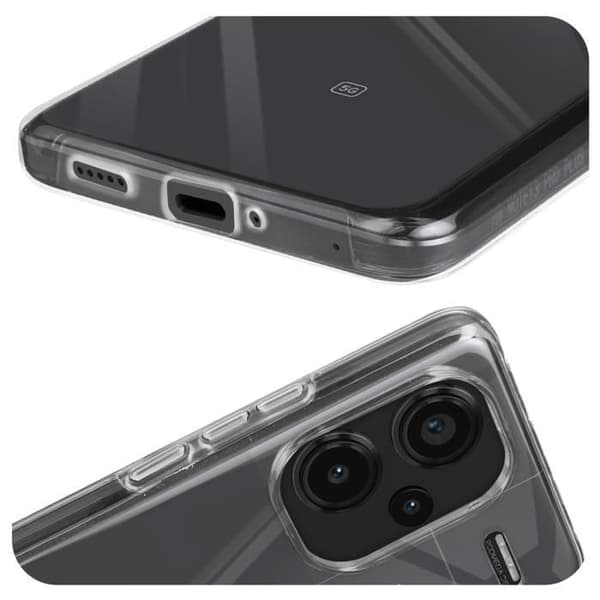 Skyddsfodral - AVIZAR - Xiaomi Redmi Note 13 Pro Plus 5G - Styv - Transparent - Unisex Transparent