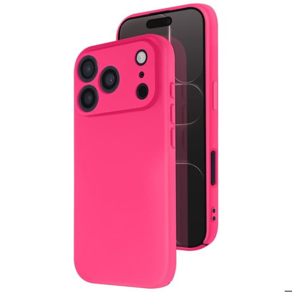 Cover - ADVDAR - iPhone 17 Pro - Soft-Touch - Semi-hård silikone - Fuchsia Ros
