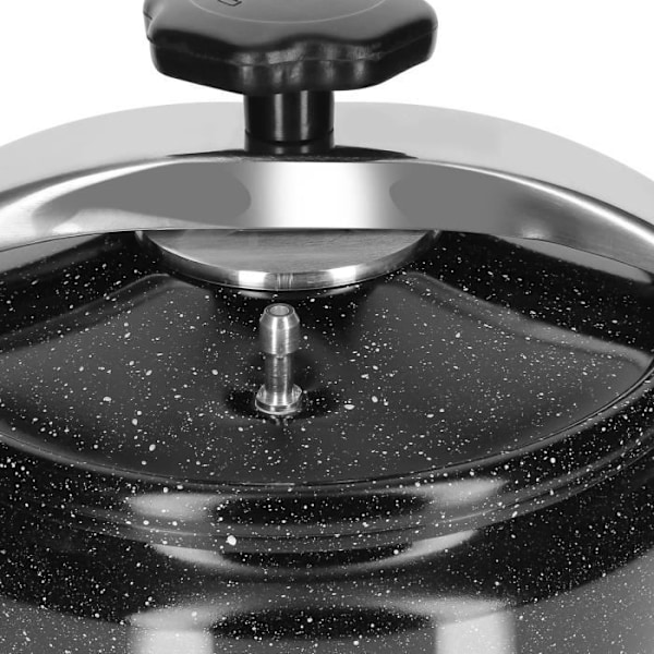 Cocotte-minute 5L med Non-Stick Sten Belægning Rosenberg Sort Svart