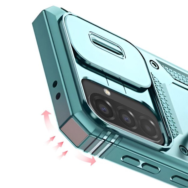 Coque för Samsung Galaxy A56 Magnetisk Ring Kameraskydd Grön Grön