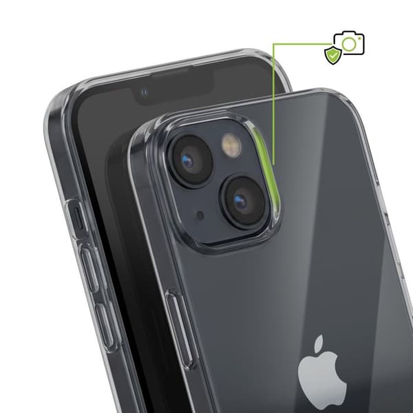iPhone 13 Suojakuori Pehmeä Ulkoinen Silikoni Mayaxess Läpinäkyvä Vit