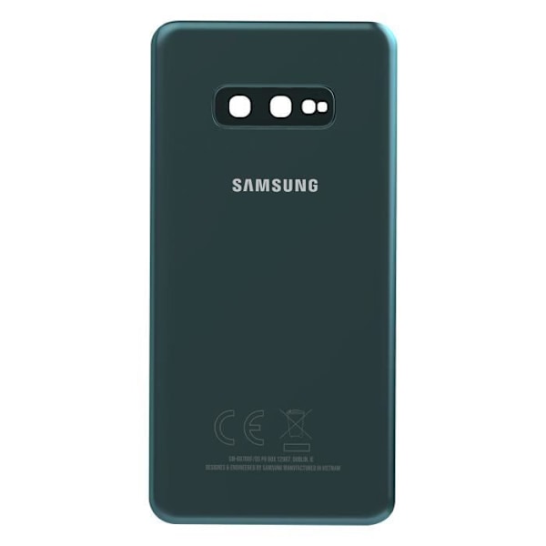 Bakre glas för Samsung Galaxy S10e Original Service Pack Samsung Dark Green Grön