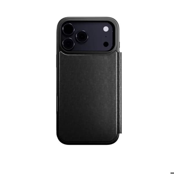 iPhone 17 Pro Max / 18 Pro Max MagWallet-sarjan CYGNETT Musta Nahkakotelo Svart