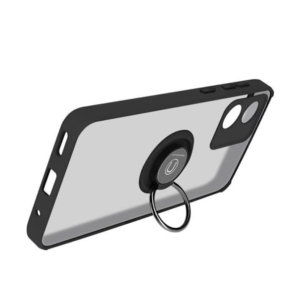 Iskunkestävä kotelo Motorola Moto E13:lle - AVIZAR - Ring Video Support Musta Svart