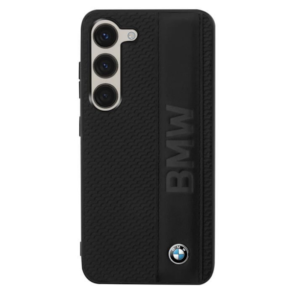 Nahkakotelo Samsung Galaxy S23:lle Iskunkestävä ohut ja kevyt profiili BMW Black