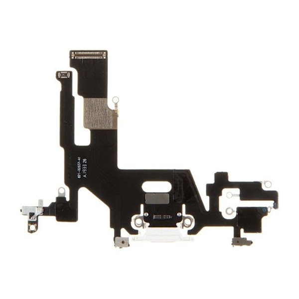 Nappe Dock med Lightning-laddningskontakt för iPhone 11 Vit / Svart Vit