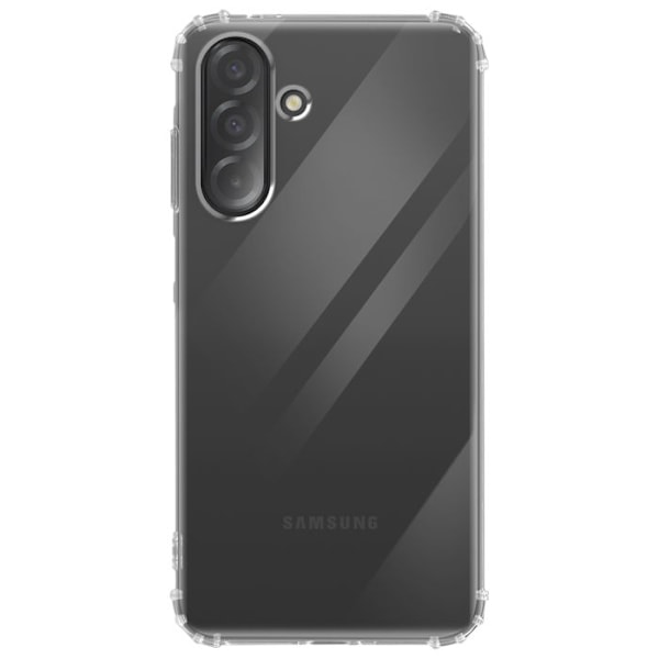 Samsung Galaxy A26:n Silikoninen Iskunkestävä Kuori Vahvistetuilla Kulmilla Akashi Läpinäkyvä Vit