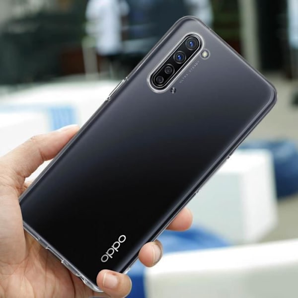 Oppo Find X2 Lite Fodral Härdat glasfilm 9H Hårdhet Transparent Vit Klar vit