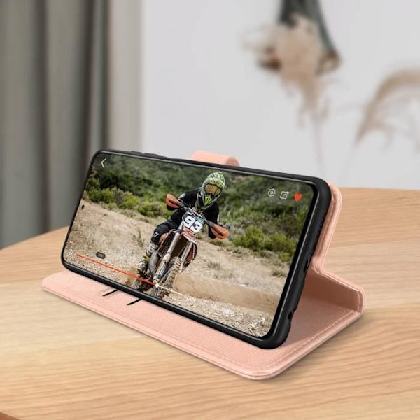 Xiaomi Poco X3 Fodral - AVIZAR - Heltäckande korthållare Stativfunktion - Champagnerosa champagne rosa
