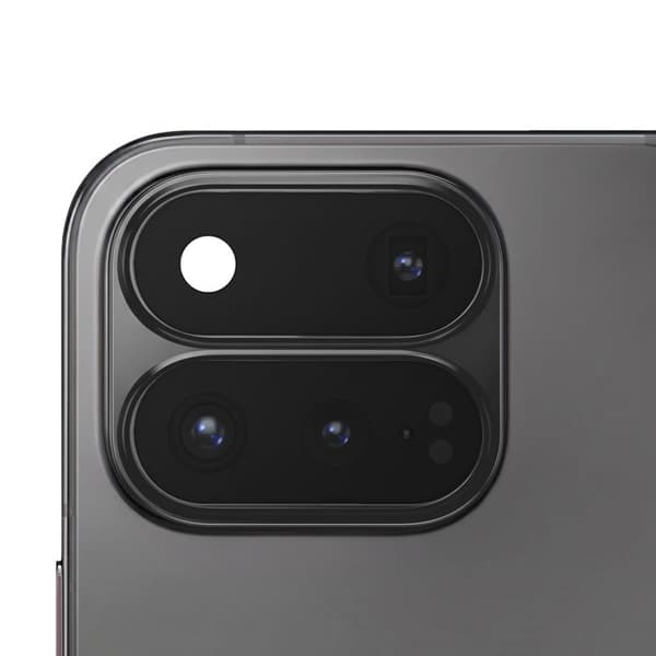 Kamerabeskyttelse til Google Pixel 11 Pro Fold i Stødabsorberende Metal i Sort