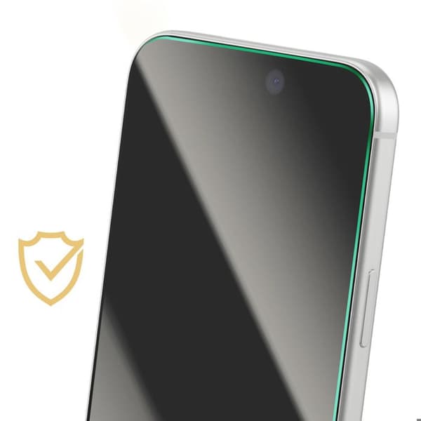 Härdat glas - TACTICAL - iPhone 17 Pro Max - Ultra Tålig - Stötresistent - Transparent Vit