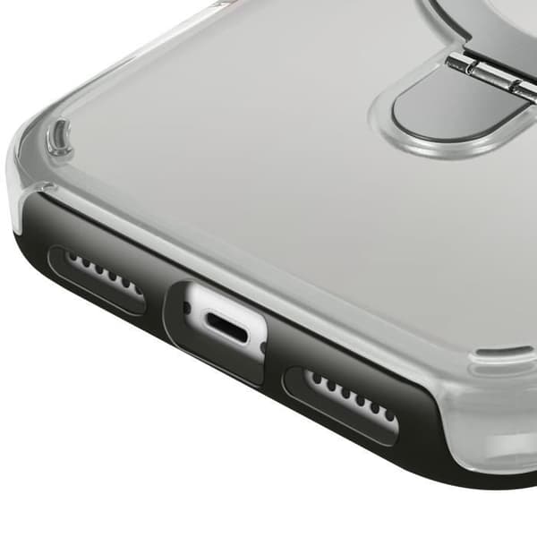 Coque MagSafe - Stødabsorberende - iPhone 11 - Sort - Foldbart Stativ - Bimateriale Svart