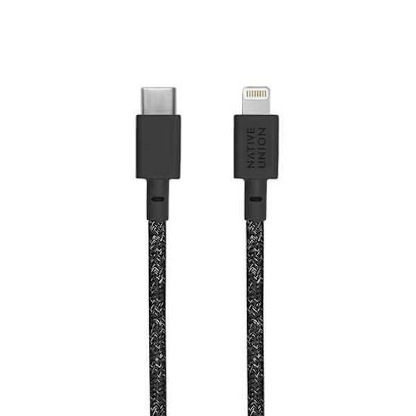 Native Union Eco Belt USB-C till Lightning-kabel 1,2 m Svart