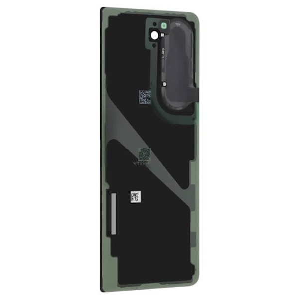Takalasi Galaxy Z Flip 5:lle alkuperäisellä Samsungin kameran linssillä mustalla Svart