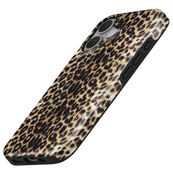Coque MagSafe til iPhone 16 Plus Elegant Player Mønster Burga Brun kastanj