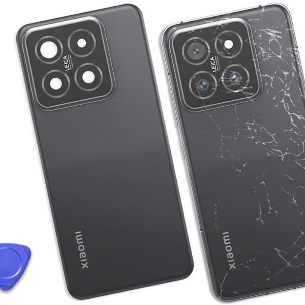 Bagcover til Xiaomi 14 Original Service Pack Xiaomi Sort Svart