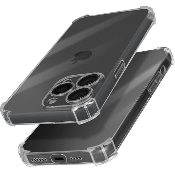 Fodral till iPhone 13 Pro Max Stötsäkert Flexibelt förstärkta hörn Transparent