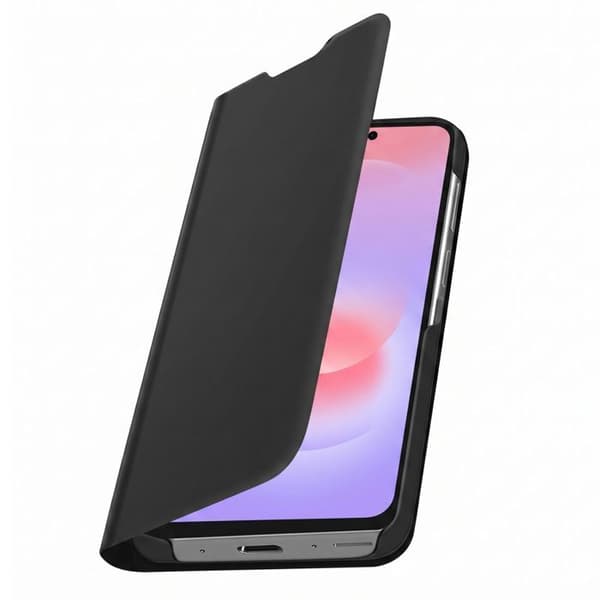 Flip Wallet-etui til Galaxy A37 med kortpladser Samsung Sort Svart
