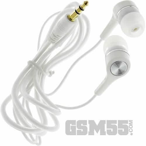 In-ear hörlurar - FOREVER - Vit - 3,5 mm jackkontakt - Brusreducering - Optimal komfort Vit