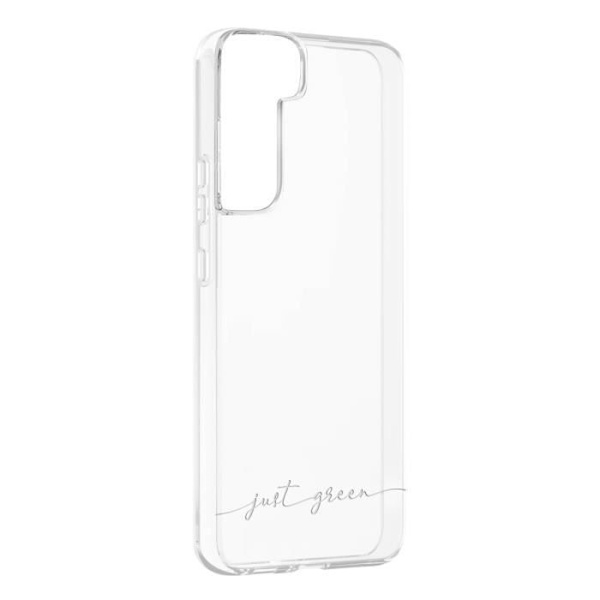 Fodral till Samsung Galaxy S21 - JUST GREEN - Återvinningsbart - Genomskinlig transparent