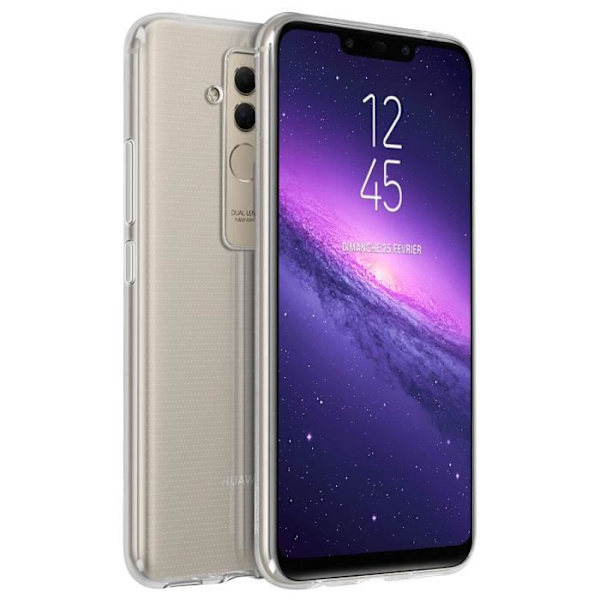 Coque - Huawei - Mate 20 Lite - Mjuk Skydd - Silikongel - Transparent Vit