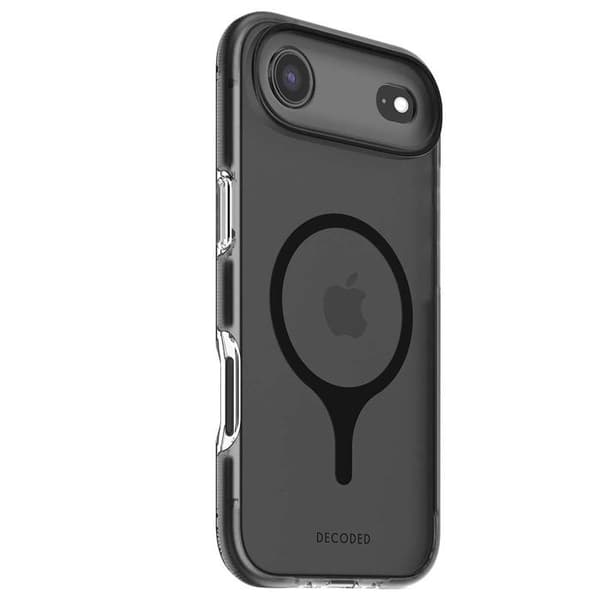 Coque Magsafe - DECODED - iPhone 17 Air - DropTec - Stødabsorberende - Sort Transparent Svart